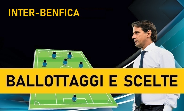 Probabili formazioni Inter-Benfica Champions League | L'Inter di Simone Inzaghi