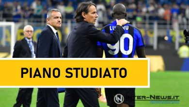 Simone Inzaghi e Romelu Lukaku contro in Inter-Roma (Photo Inter-News.it ©)