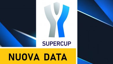 Supercoppa Italiana cambia data per Inter e le altre tre squadre di Serie A