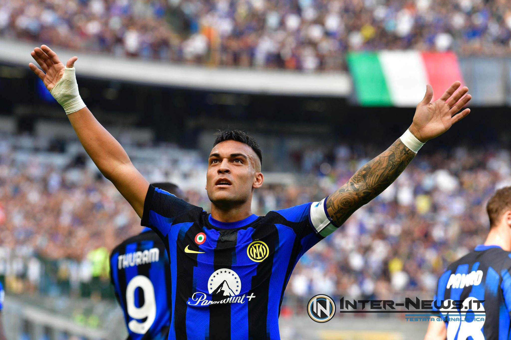 Lautaro Martinez esultanza Inter-Bologna (Photo by Tommaso Fimiano/Inter-News.it ©)