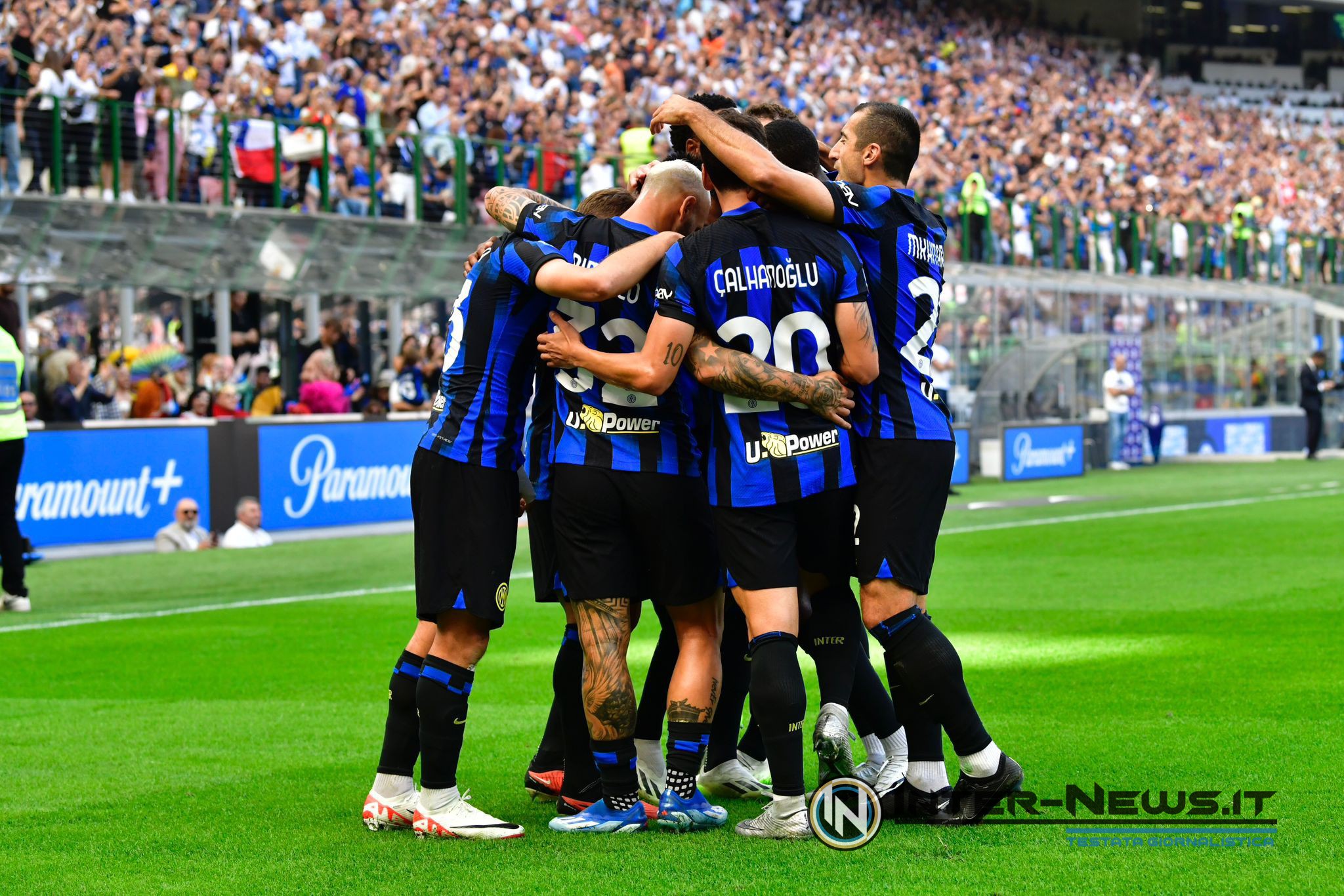 Esultanza Inter-Bologna (Photo by Tommaso Fimiano/Inter-News.it ©)