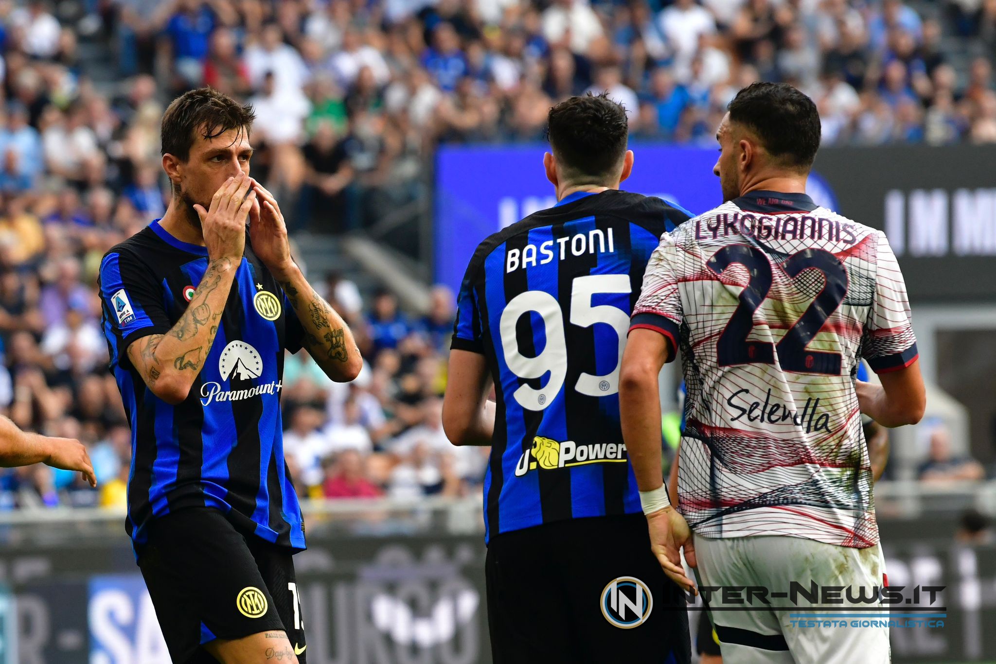 Francesco Acerbi Inter-Bologna (Photo by Tommaso Fimiano/Inter-News.it ©)