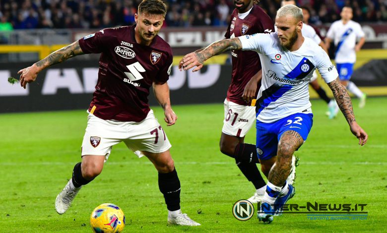 Linetty, Dimarco e Tameze in Torino-Inter (Photo by Tommaso Fimiano/Inter-News.it ©)