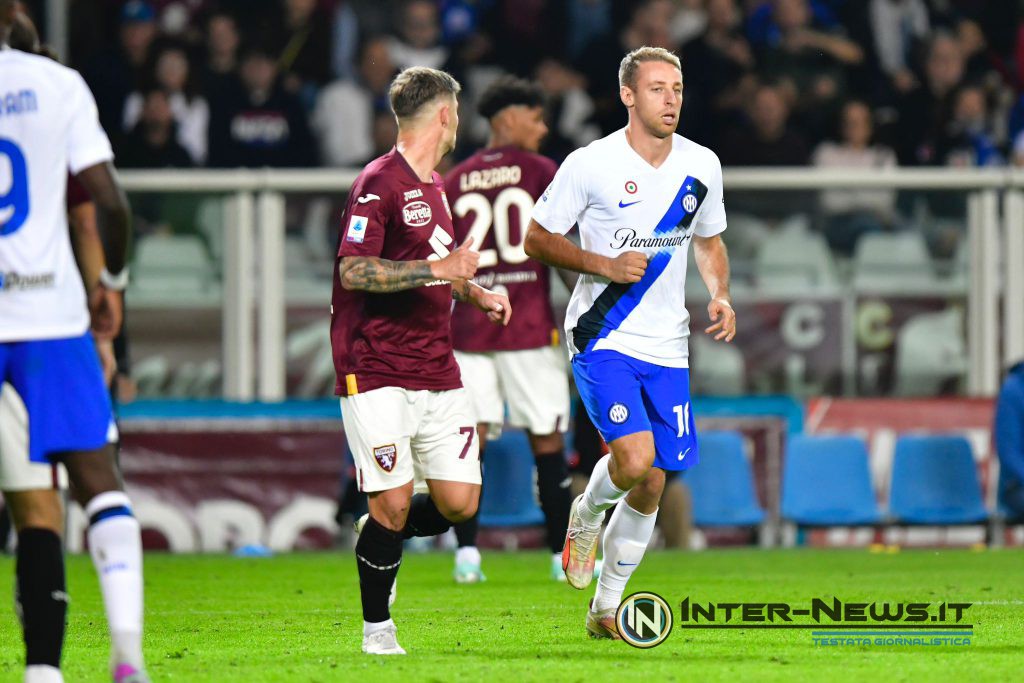 Frattesi e Linetty in Torino-Inter (Photo by Tommaso Fimiano/Inter-News.it ©)