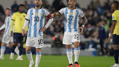 Lautaro Martinez e Lionel Messi Argentina