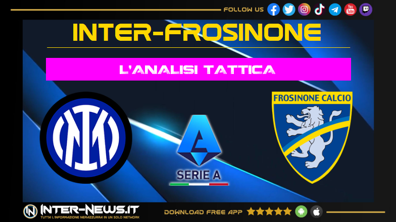 Analisi tattica Inter-Frosinone | Focus sulla partita della squadra di Simone Inzaghi in Serie A