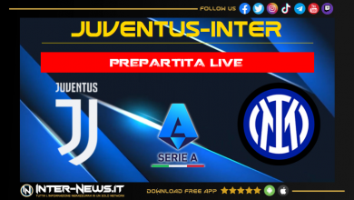 Juventus-Inter live prepartita