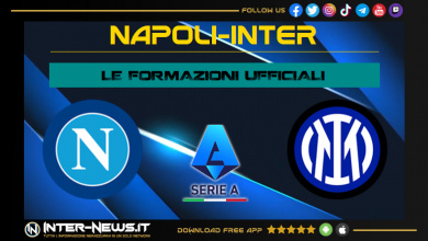 Napoli-Inter | Formazioni ufficiali Serie A