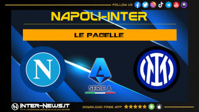Napoli Inter pagelle