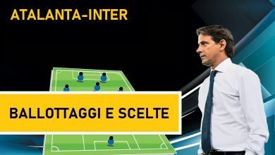 Probabili formazioni Atalanta-Inter Serie A | L'Inter di Simone Inzaghi