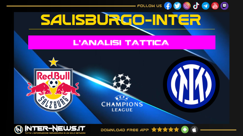 Analisi tattica Salisburgo-Inter | Focus sulla partita della squadra di Simone Inzaghi in Champions League