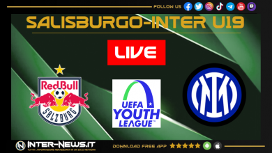LIVE Salisburgo-Inter Primavera UEFA Youth League