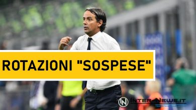 Simone Inzaghi e le "rotazioni" in Inter-Frosinone (Photo Inter-News.it ©)