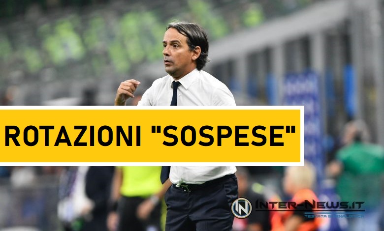 Simone Inzaghi e le "rotazioni" in Inter-Frosinone (Photo Inter-News.it ©)