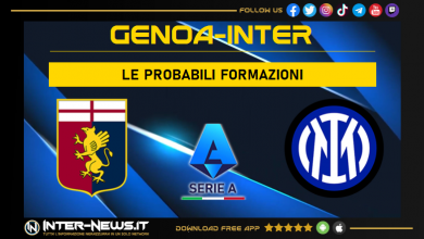 Genoa-Inter | Probabili formazioni Serie A