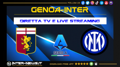 Genoa-Inter dove vederla diretta tv e streaming