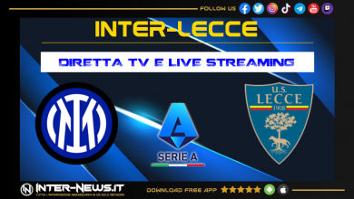 Inter-Lecce diretta TV streaming