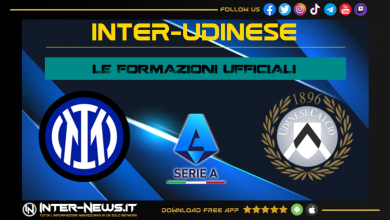 Inter-Udinese | Formazioni ufficiali Serie A