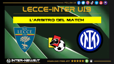 Lecce-Inter Primavera arbitro