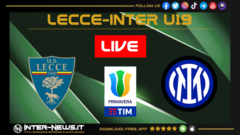 LIVE Lecce-Inter Primavera