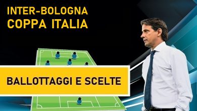 Probabili formazioni Inter-Bologna Coppa Italia | L'Inter di Simone Inzaghi