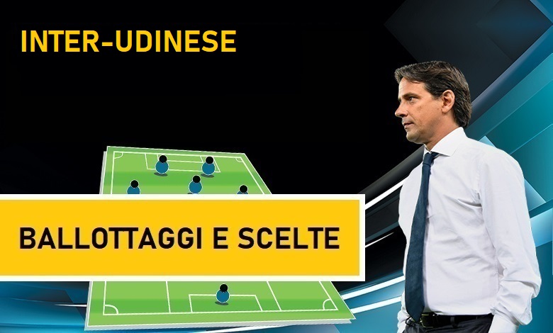 Probabili formazioni Inter-Udinese Serie A | L'Inter di Simone Inzaghi