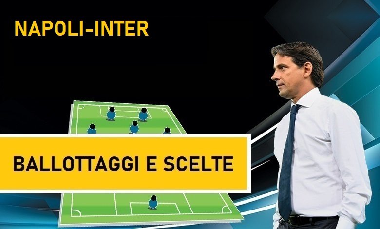 Probabili formazioni Napoli-Inter Serie A | L'Inter di Simone Inzaghi