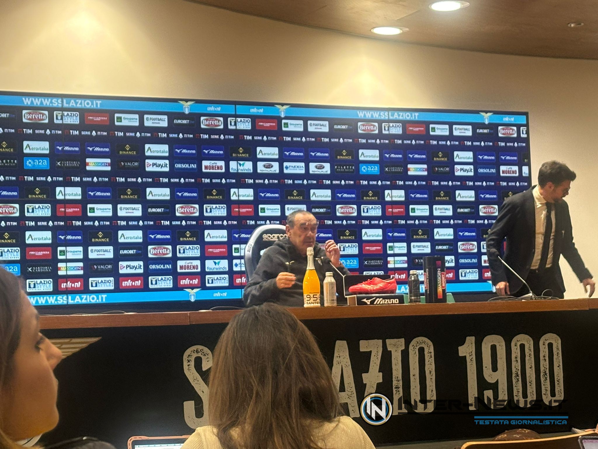 Maurizio Sarri, conferenza stampa post Lazio-Inter