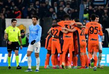 Lazio-Inter, esultanza Inter dopo gol