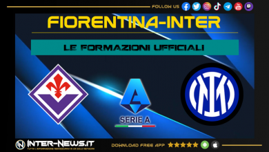 Fiorentina-Inter | Formazioni ufficiali Serie A
