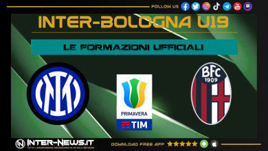 Inter-Bologna Primavera formazioni