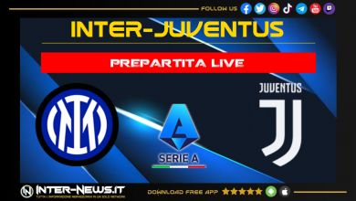 Inter-Juventus live prepartita