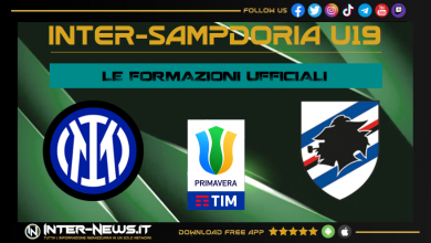 Inter-Sampdoria-Formazioni