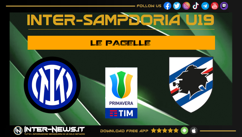 Inter-Sampdoria Primavera pagelle