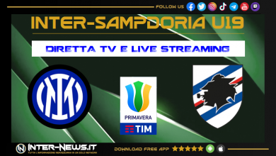 Inter-Sampdoria Primavera diretta TV