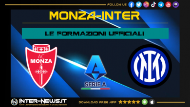 Monza-Inter | Formazioni ufficiali Serie A