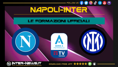 Napoli-Inter Women formazioni ufficiali
