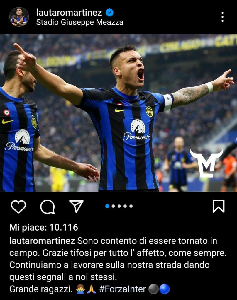 Lautaro Martinez - Instagram
