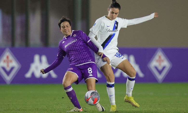 Marta Pandini e Alice Parisi in Fiorentina-Inter Women