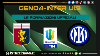 Genoa-Inter formazioni
