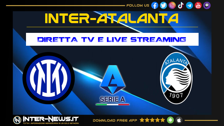 Inter-Atalanta dove vederla in diretta tv e streaming