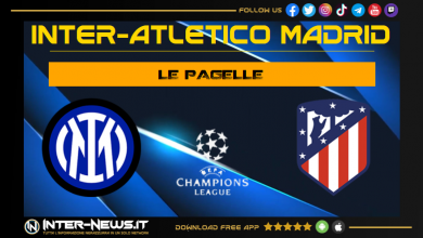 Inter-Atletico Madrid pagelle