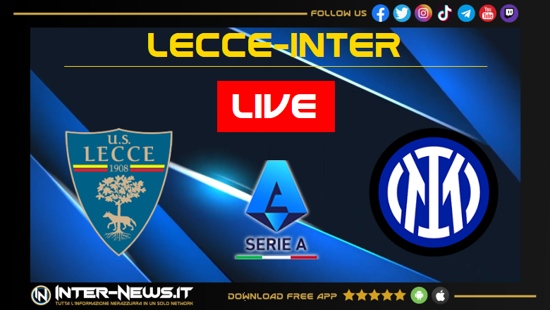 Lecce-Inter, live