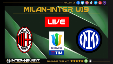 Milan-Inter Primavera, live