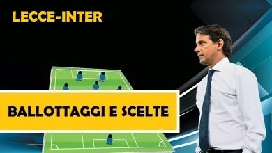 Probabili formazioni Lecce-Inter Serie A | L'Inter di Simone Inzaghi