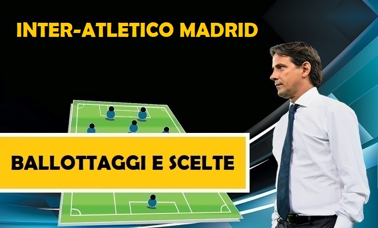 Probabili formazioni Inter-Atletico Madrid | La formazione dell'Inter di Simone Inzaghi in Champions League