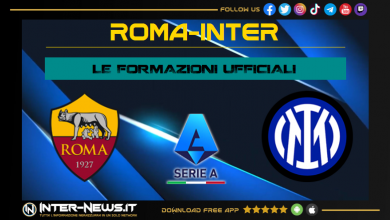 Roma-Inter | Formazioni ufficiali Serie A