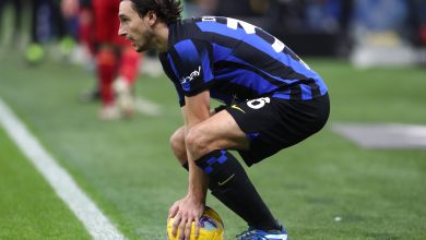Matteo Darmian in maglia Inter (Photo by Marco Luzzani/Getty Images via OneFootball)