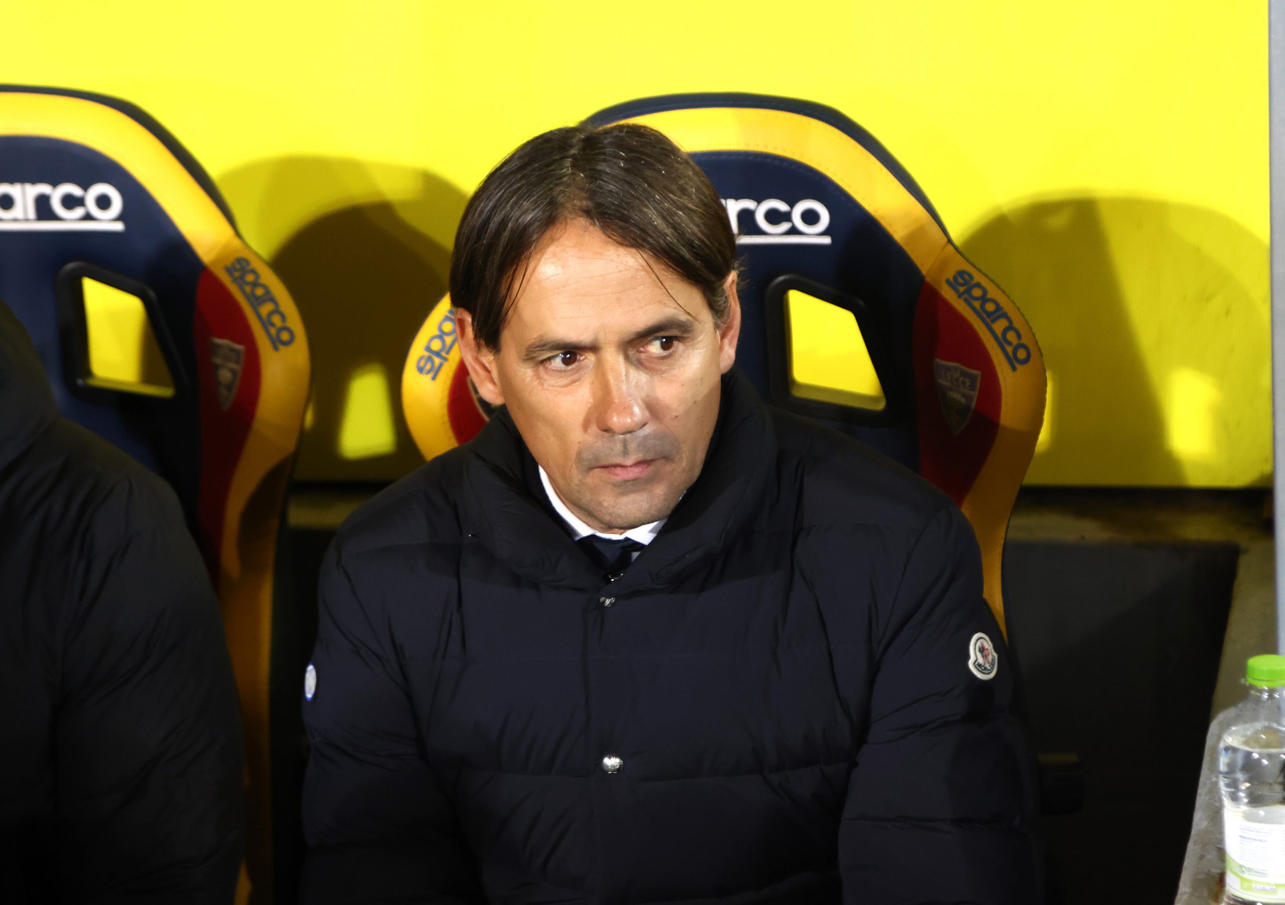 Simone Inzaghi in Lecce-Inter di Serie A (Photo by Maurizio Laganà/Getty Images via OneFootball)