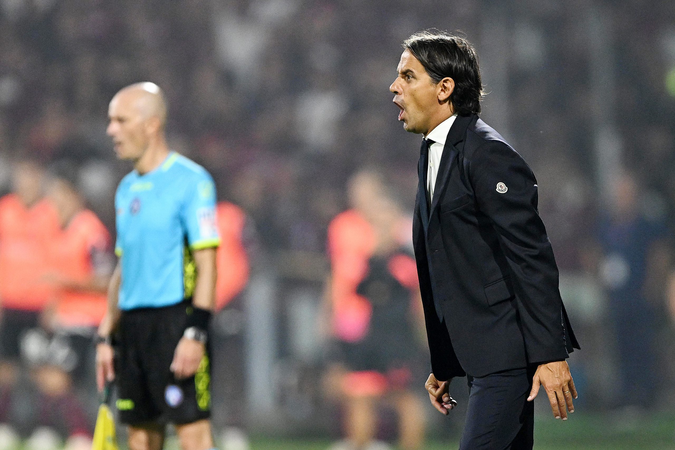 Simone Inzaghi in Salernitana-Inter di Serie A (Photo by Francesco Pecoraro/Getty Images via OneFootball)